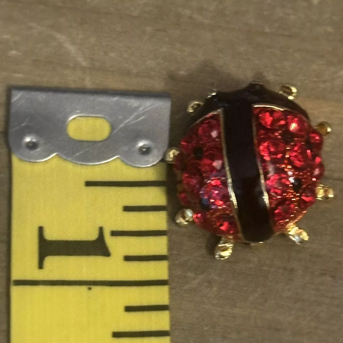 Other Brooches Other Rhinestone ladybug brooch Red