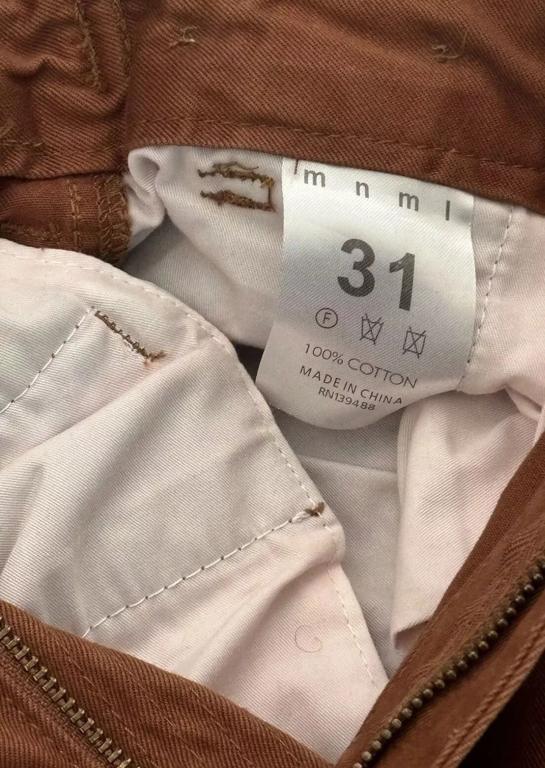MNML Casual Pants Brown MNML Cargo Pants Size 31