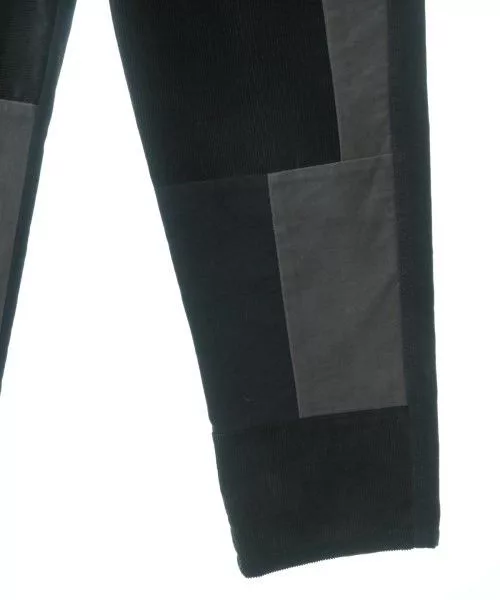Comme des Garcons SHIRT Cropped Pants Patchwork Cotton Long Black