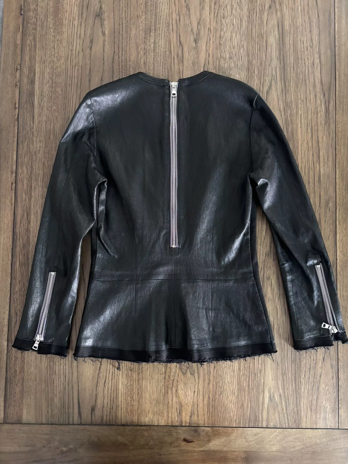 Rta Blouses RtA Lambskin Top Black