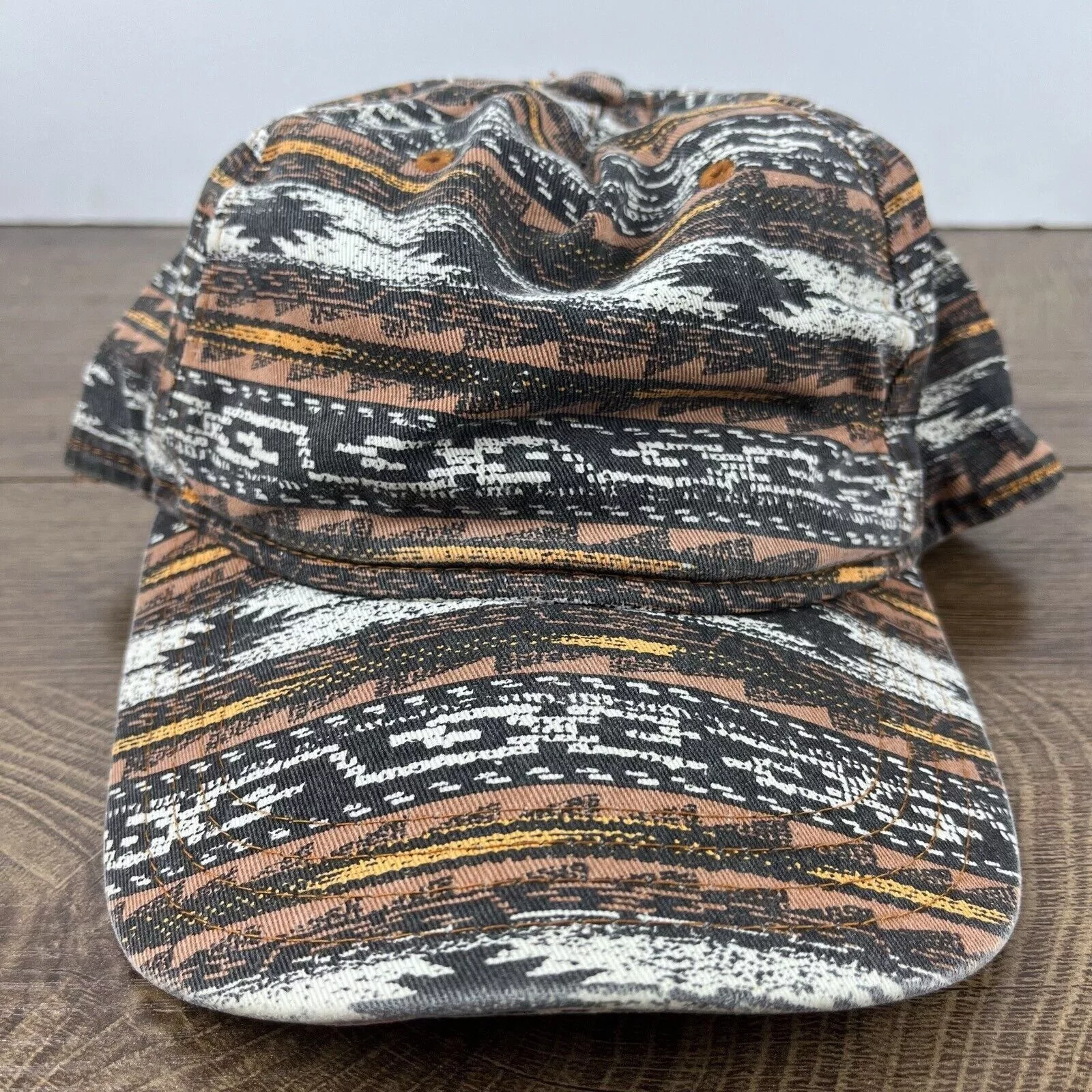 Vans Hats Vans Orange Brown Hat Adjustable Hat Orange Adjustable Hat A