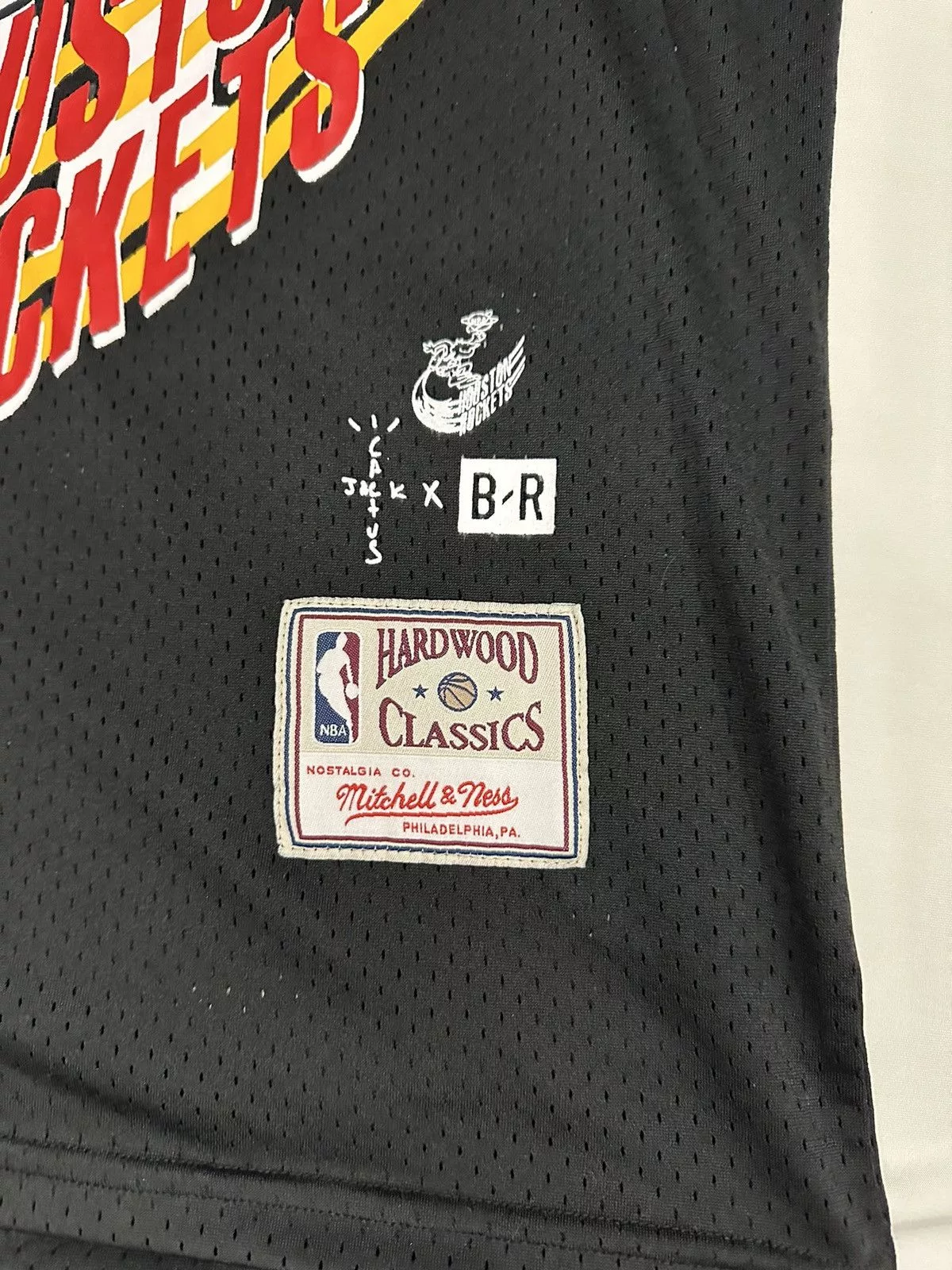 Mitchell & Ness Jerseys Mitchell & Ness ROCKETS CACTUS JACK JERSEY Black