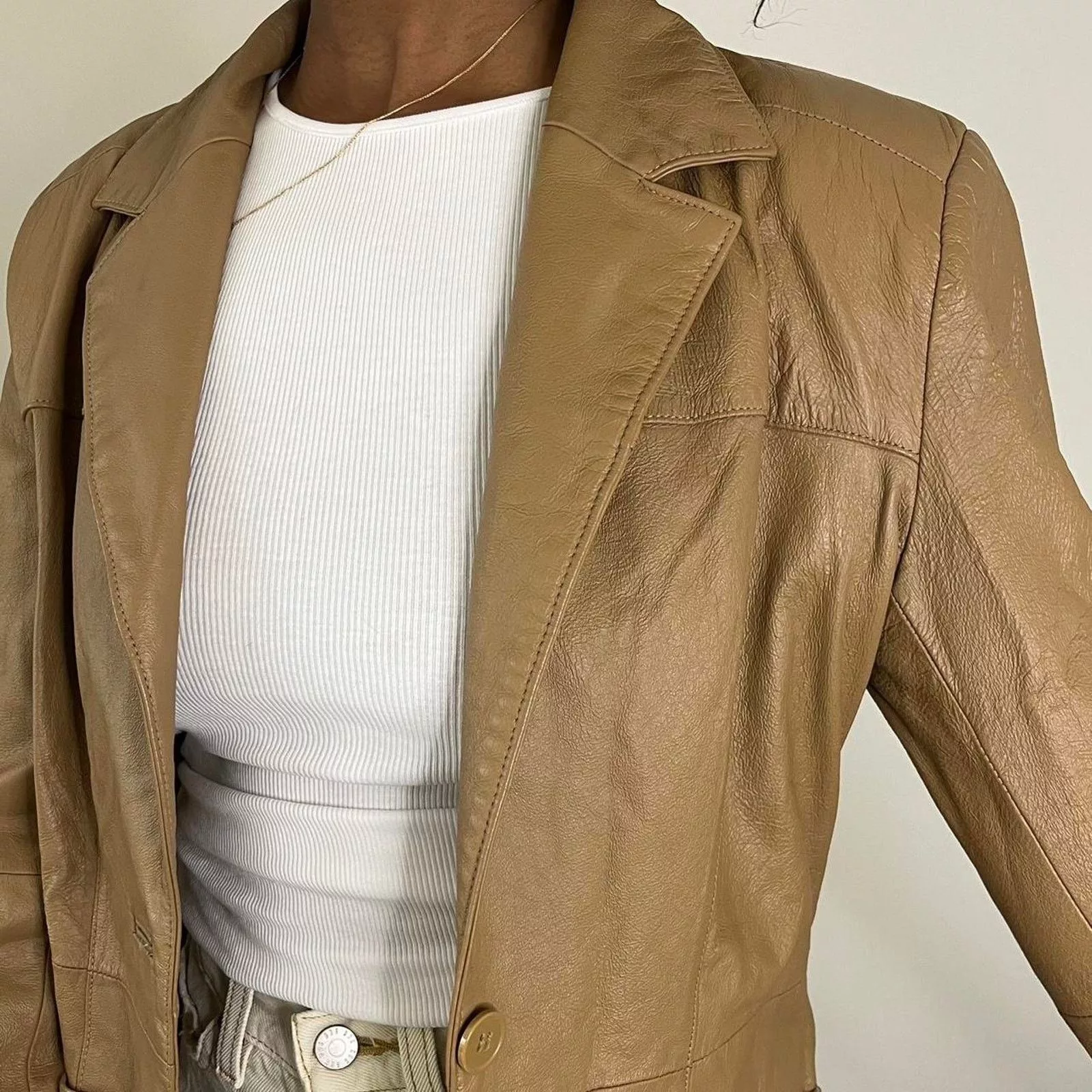 Other Jackets Other Vintage butter leather jacket Brown