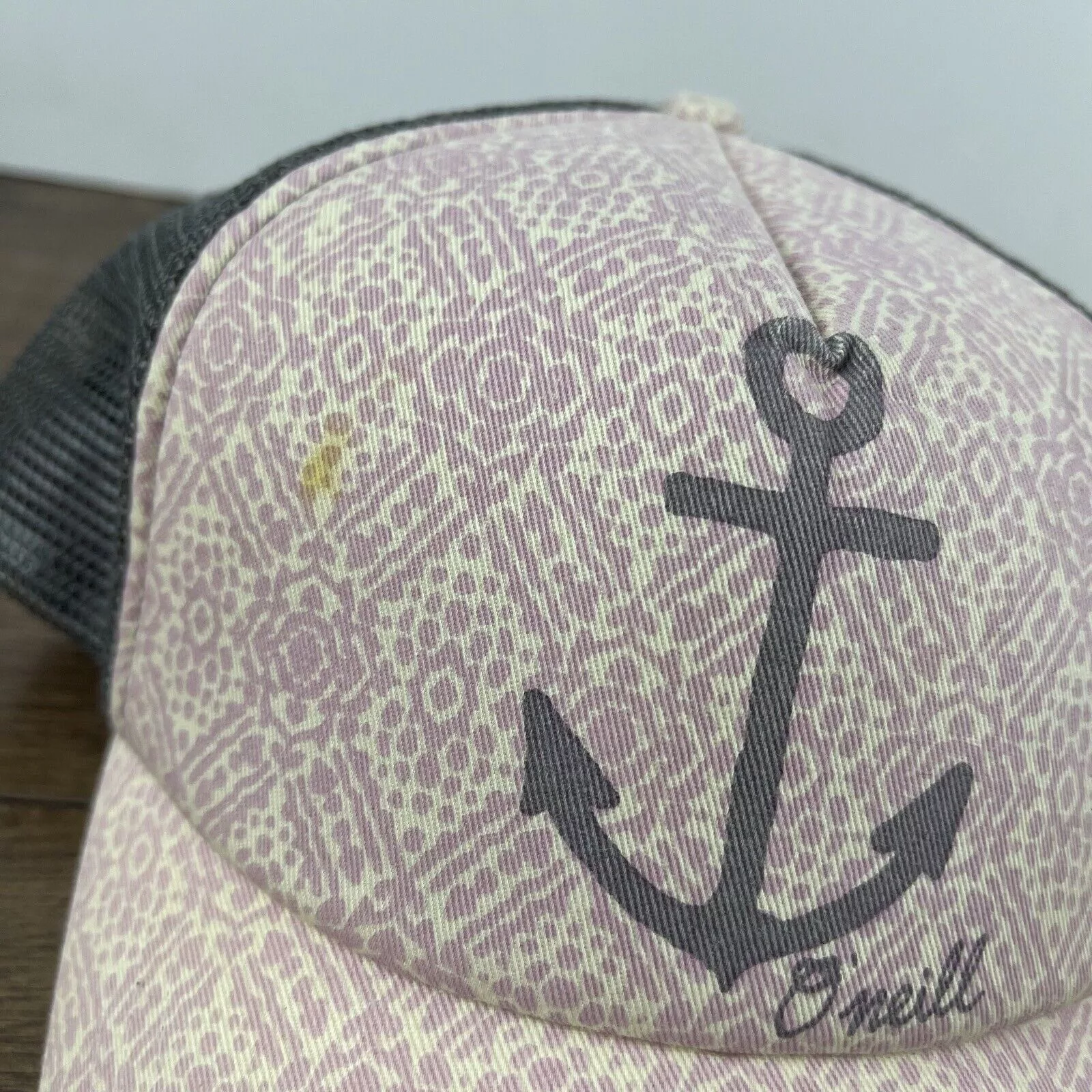 Other Hats Other O'neill Hat Anchor Snapback Hat Pink Hat Adjustable Pink Adu