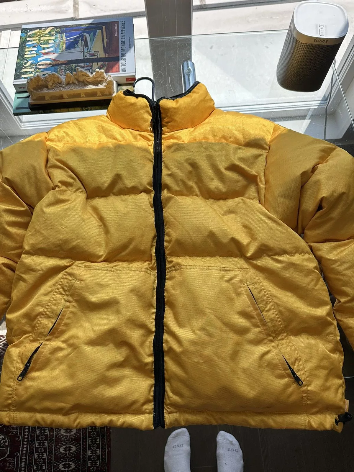 Supreme Heavy Coats Supreme Yellow Puffer Reflective