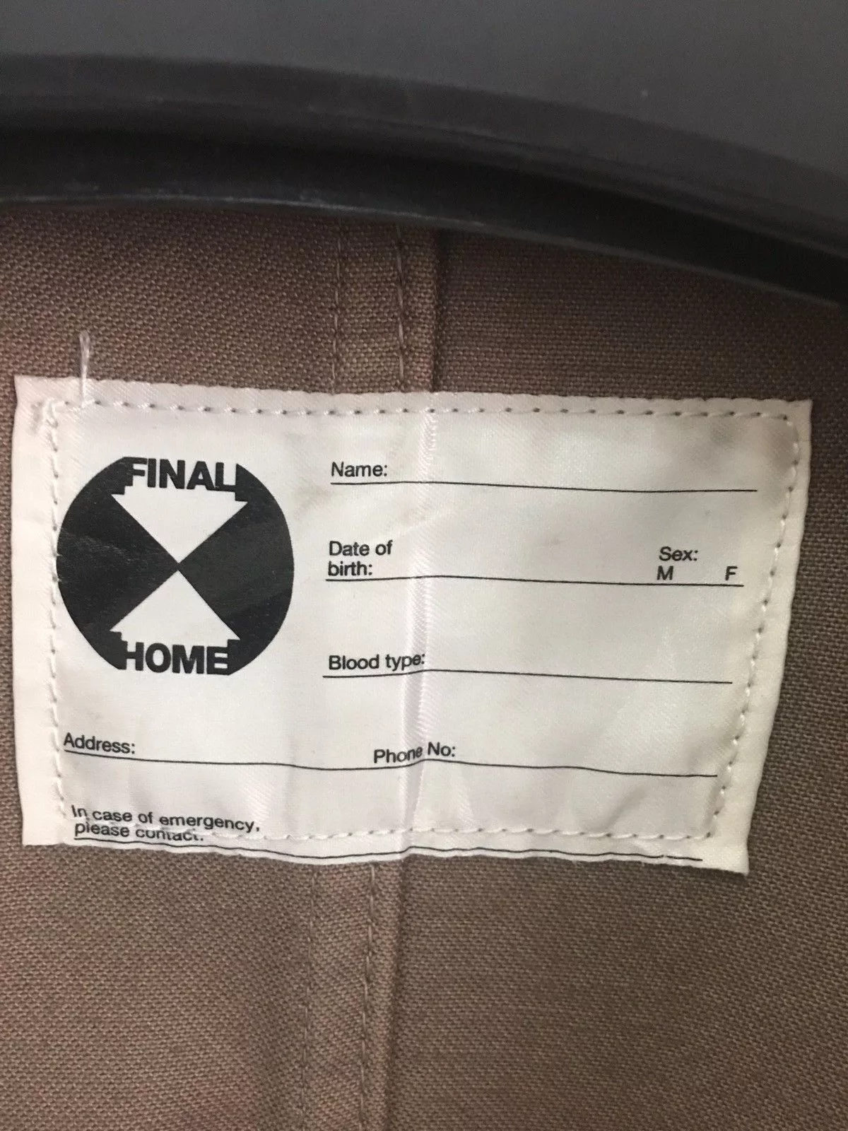 Final Home Light Jackets Final Home × Issey Miyake Final home double breasted survival jacket Gray Avant-Garde