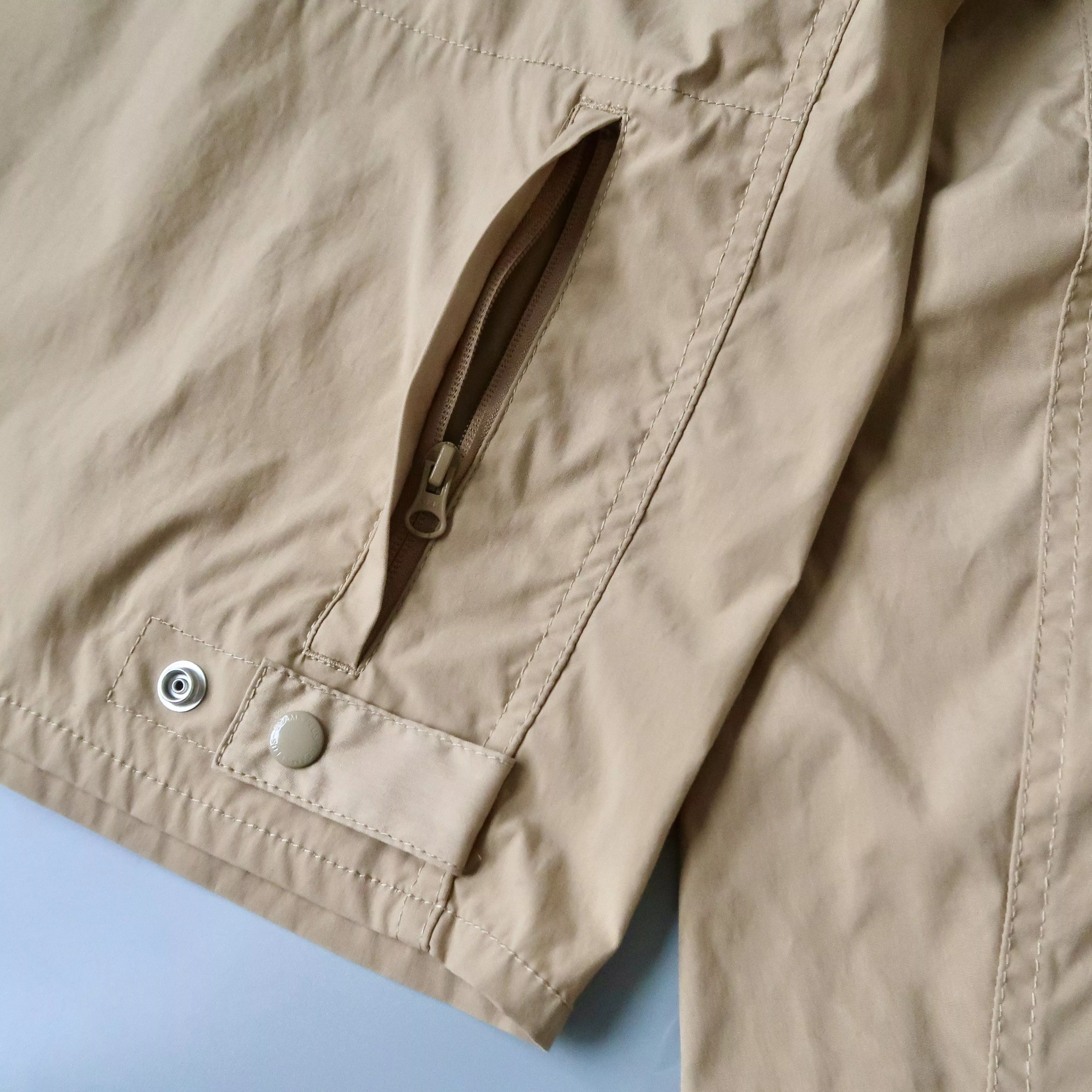Beams Plus Light Jackets BEAMS PLUS Komatsu Matere Multi-Pocket Fishing Jacket M Brown
