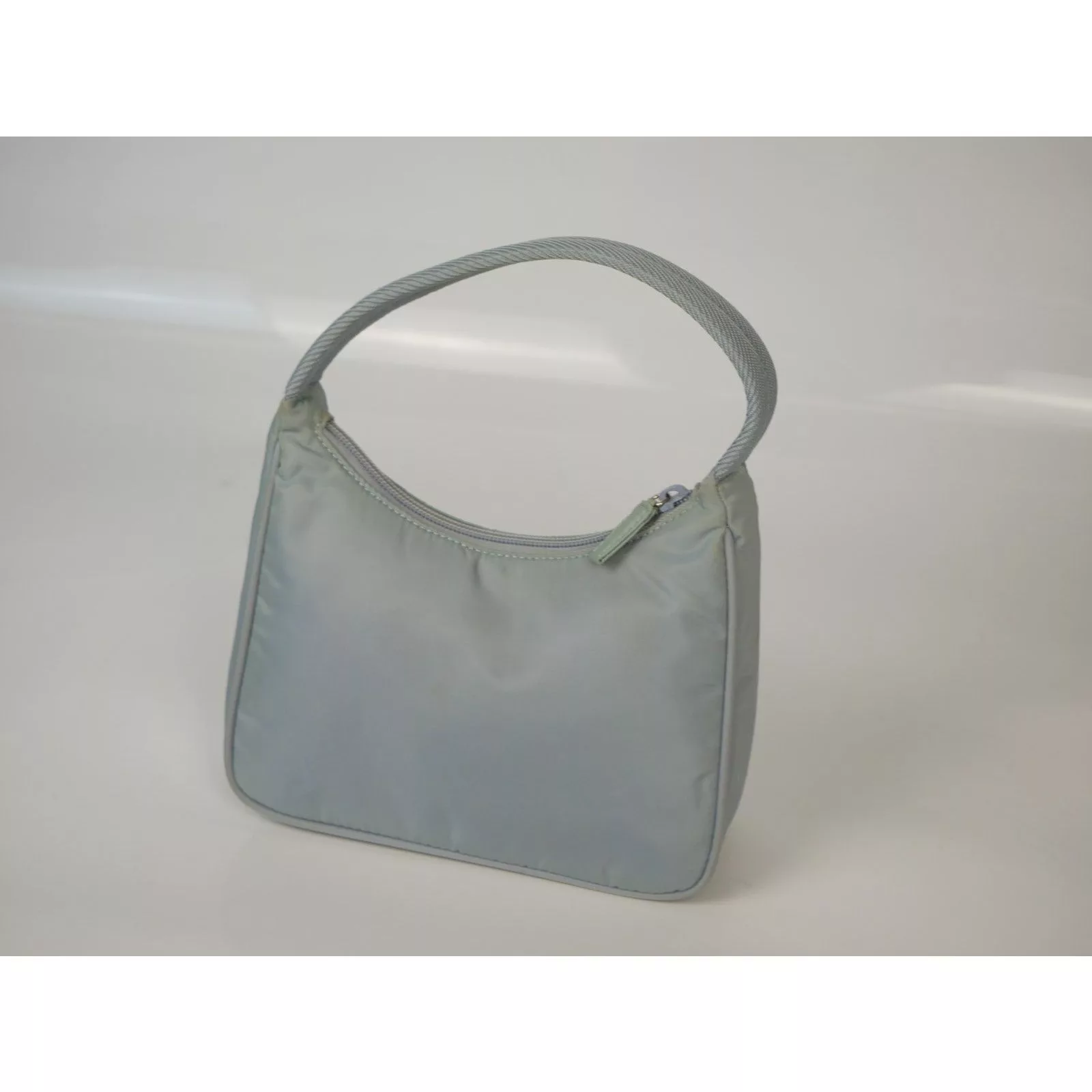 Prada Mini Bags Prada 2000 Nylon Shoulder Bag Gray