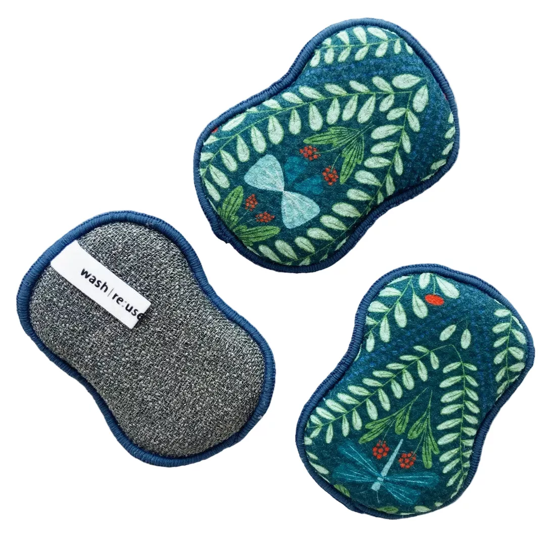 Iridescent Dark Sea Sponge 3 Set