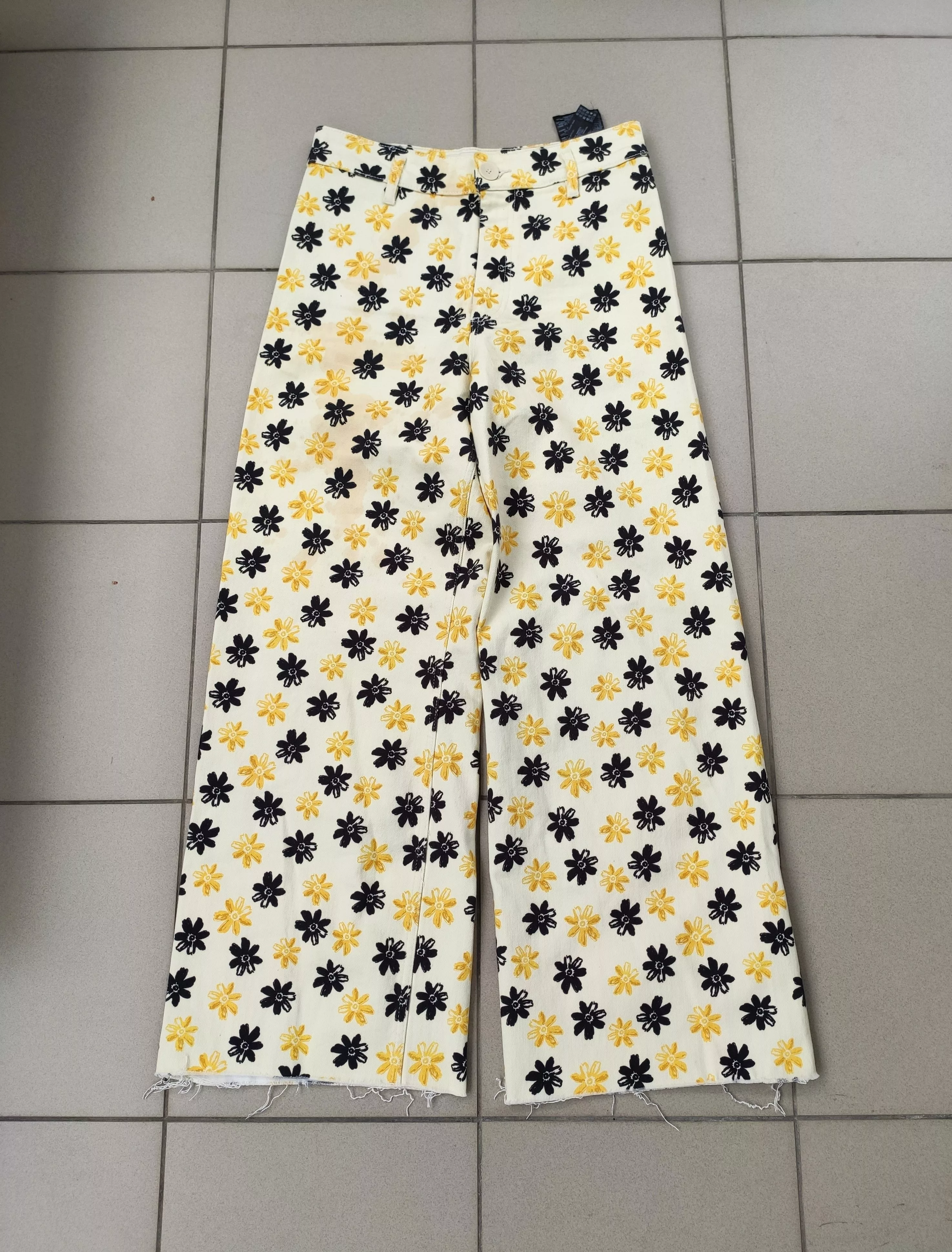 Zara Casual Pants Rare Zara floral wide pants trousers Multi
