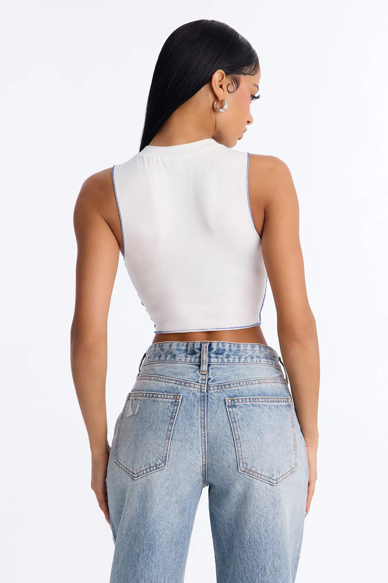 The Free America Tank Top - White