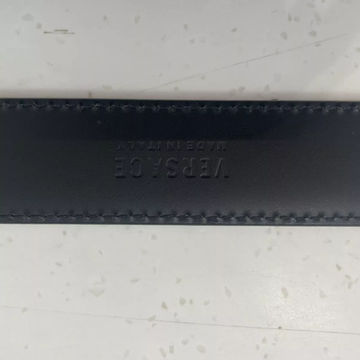 Versace Belts Versace Vitello Belt Size 85 Black