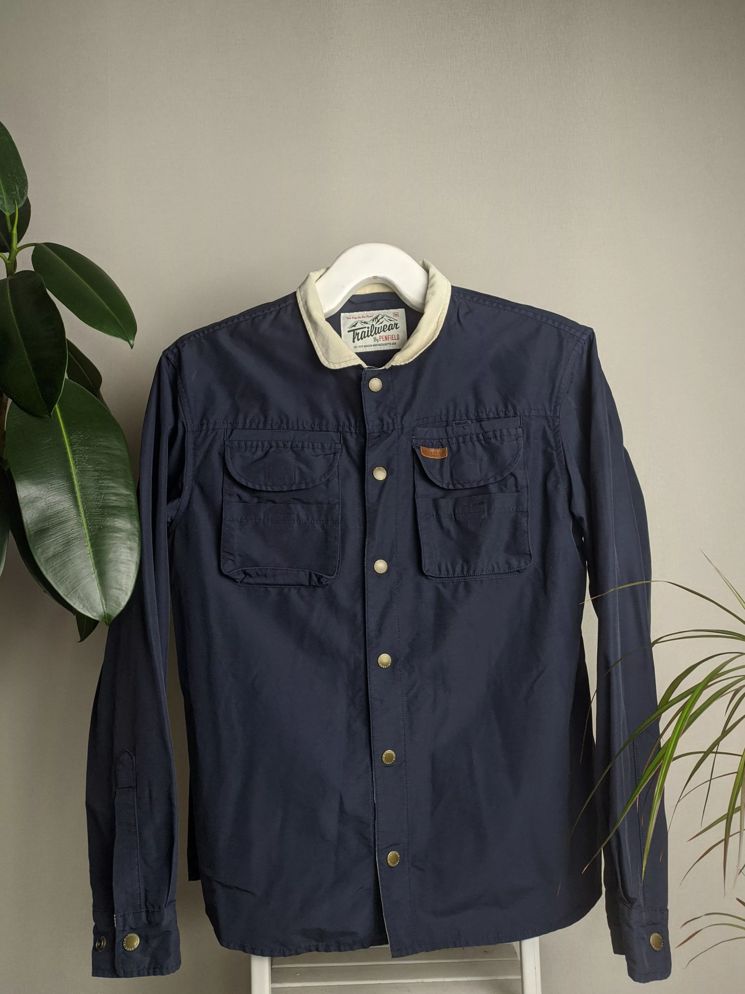 Penfield Light Jackets Penfield vintage nylon overshirt jacket Blue Gorpcore