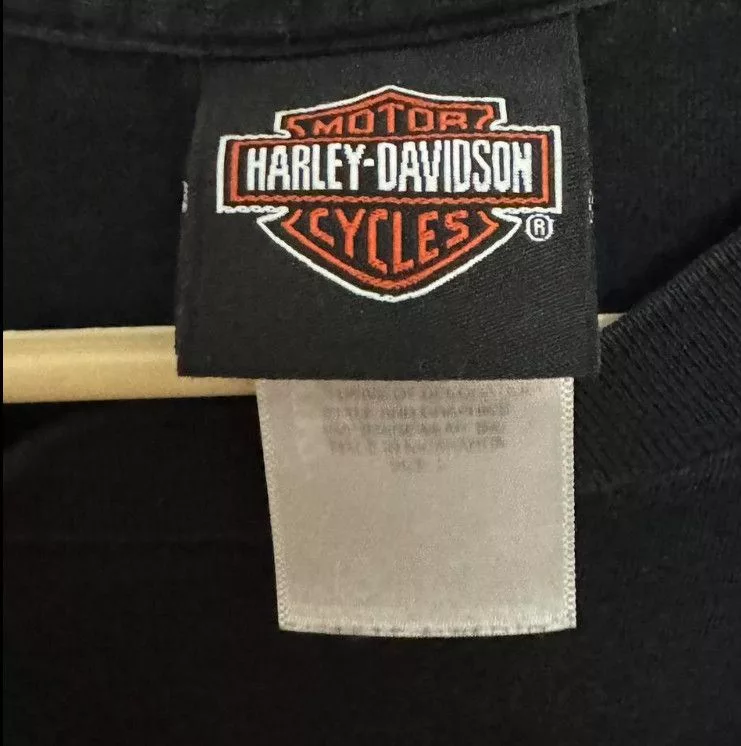 Harley Davidson Short Sleeve T Shirts Harley Davidson × Vintage Harley Davidson Provincewide Tshirt Black