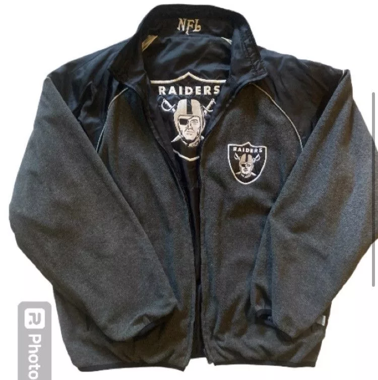 G-III Light Jackets G-III Vintage Reversible Raiders Jacket Black