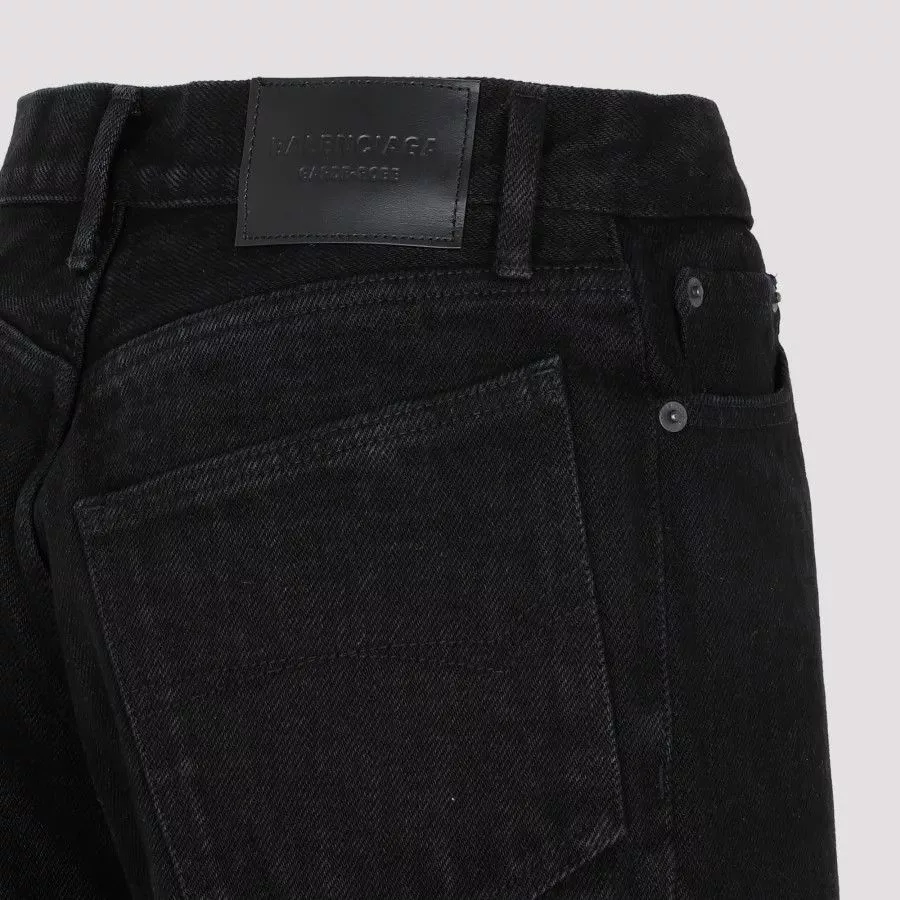 Balenciaga Jeans Balenciaga o1s1wg110624 Ankle Cut Jeans in Black
