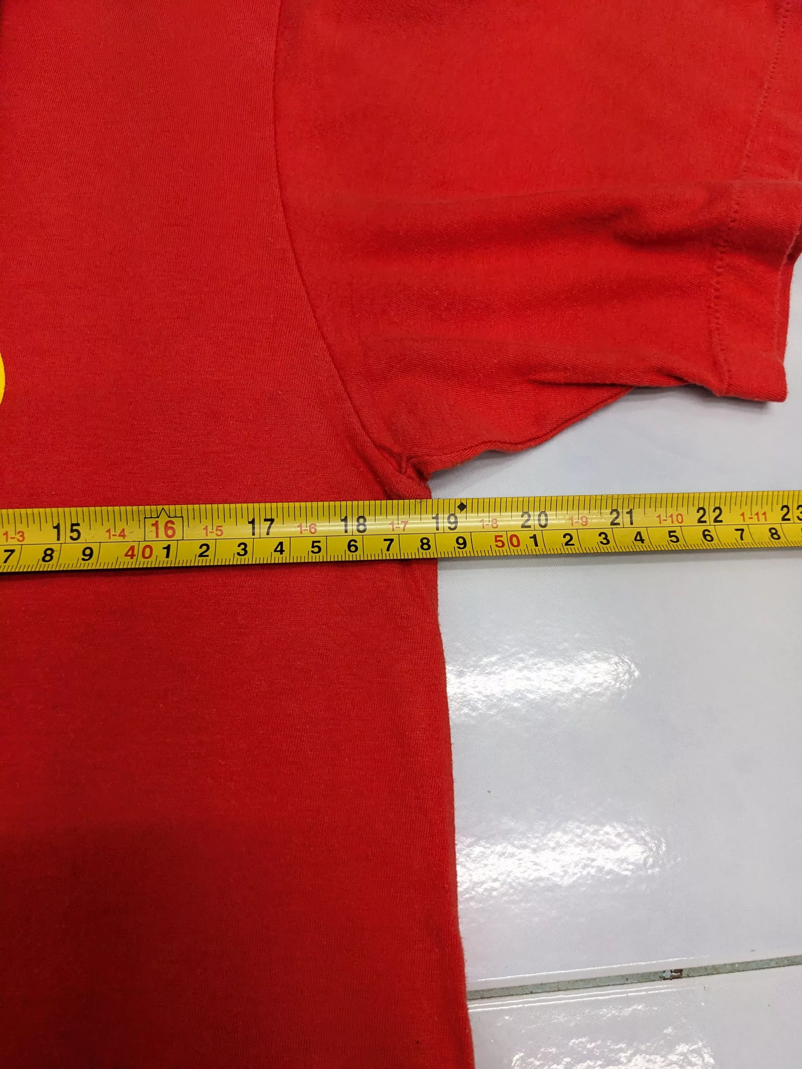 Bape Short Sleeve T Shirts Bape 24 Hours Television Tee Red