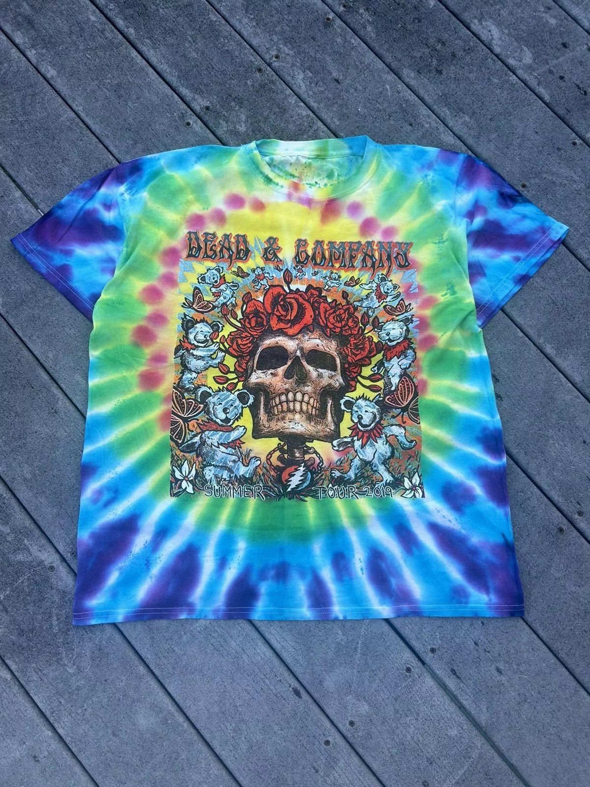 Grateful Dead Short Sleeve T Shirts Grateful Dead × Vintage Grateful Dead tour shirt Multi Streetwear
