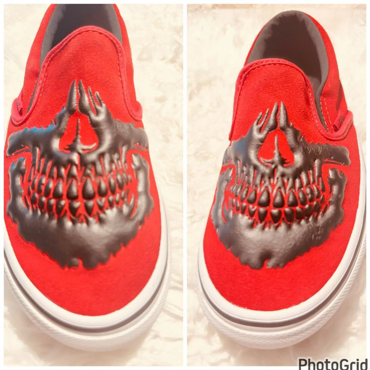 Vans Slip Ons Vans Jawbone Red