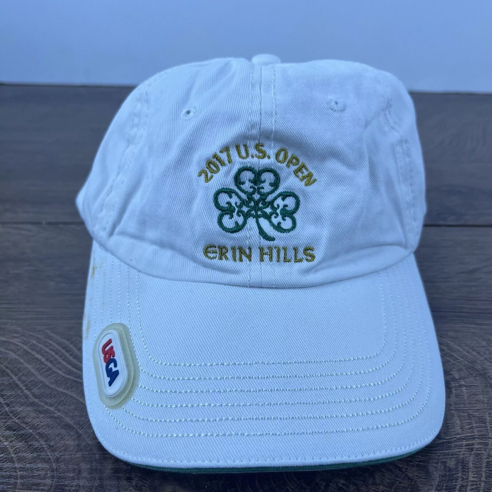 Other Hats Other Erin Hills Hat 2017 US Open Hat White Cap Hat Adjustable Hat