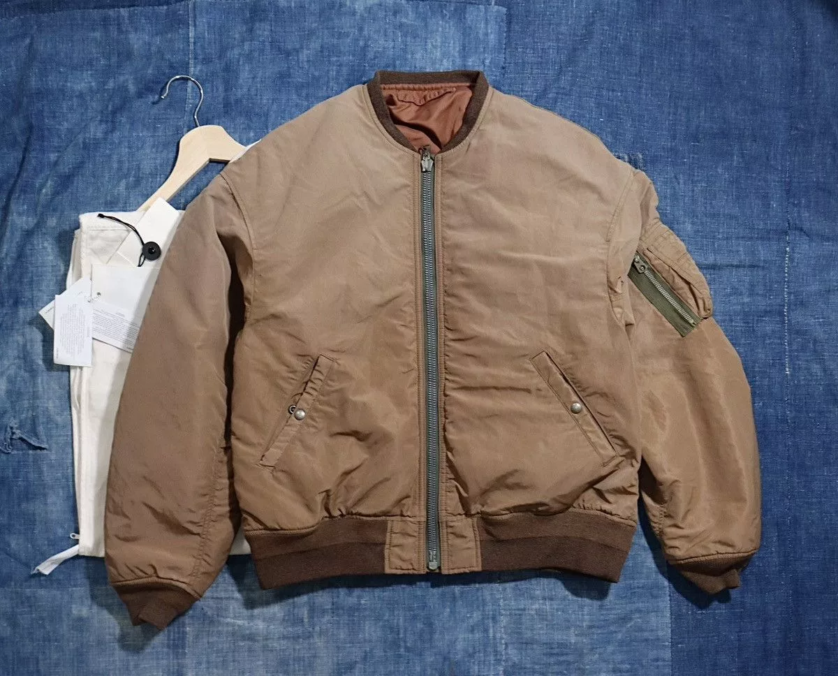 Visvim Light Jackets Visvim 23aw Spot Thorson Jkt MA1 Brown