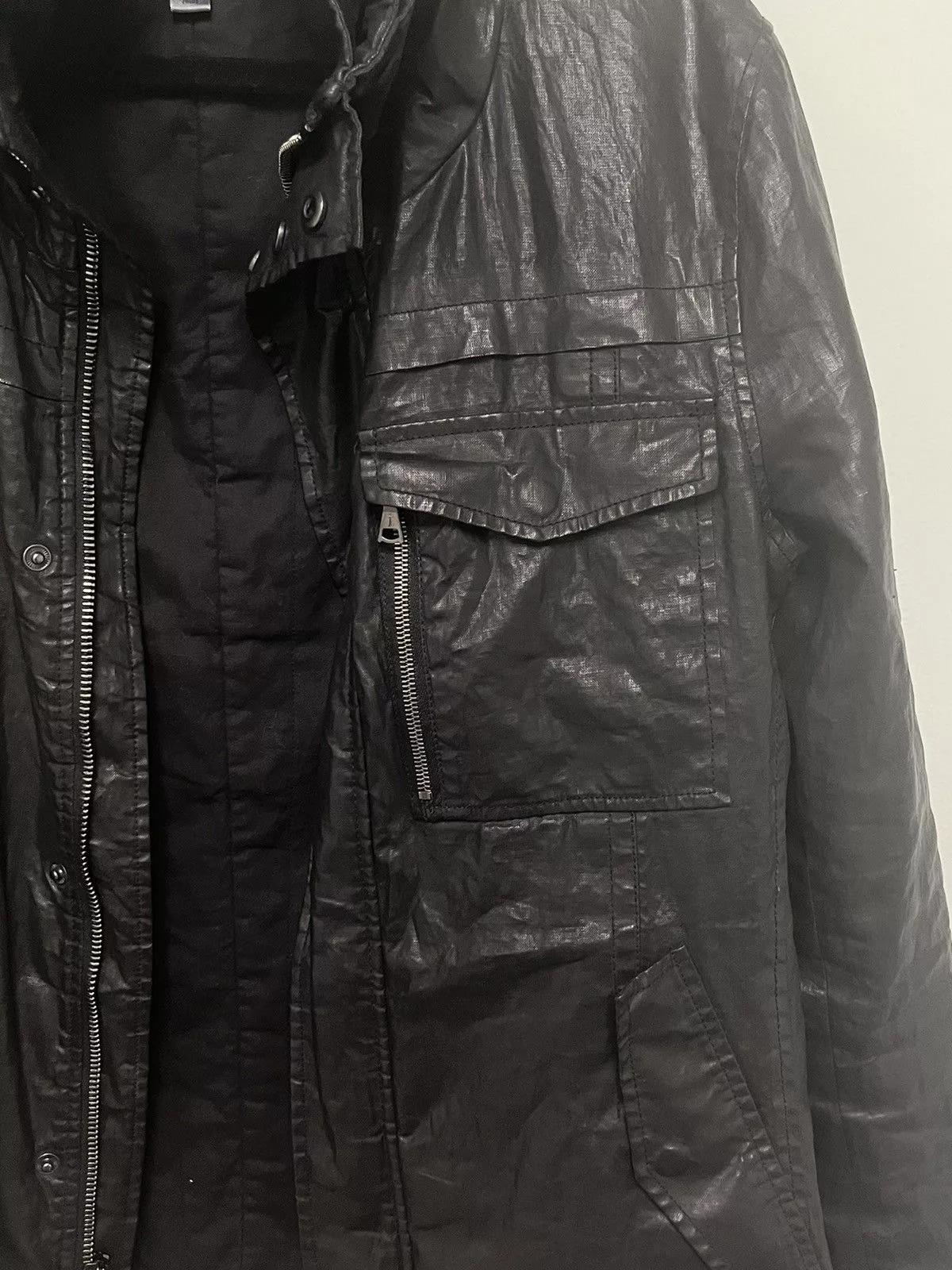 John Varvatos Light Jackets John Varvatos Coated linen jacket. 48 Black
