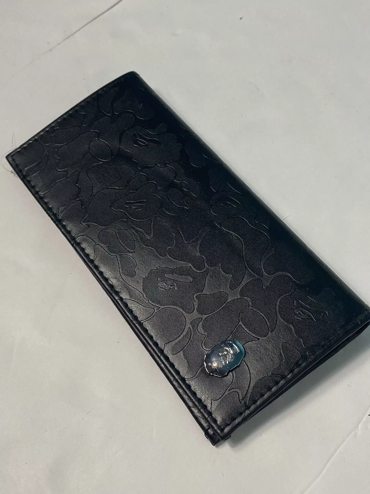 Bape Wallets Bape Black Camo Long Wallet