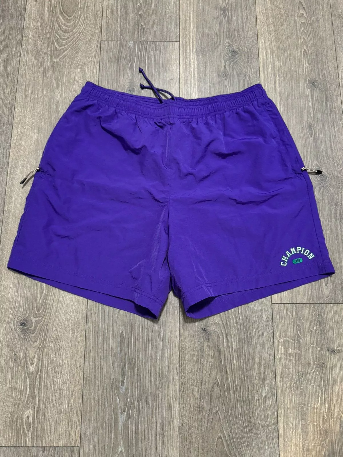 Champion Shorts Purple with Zipper Pockets