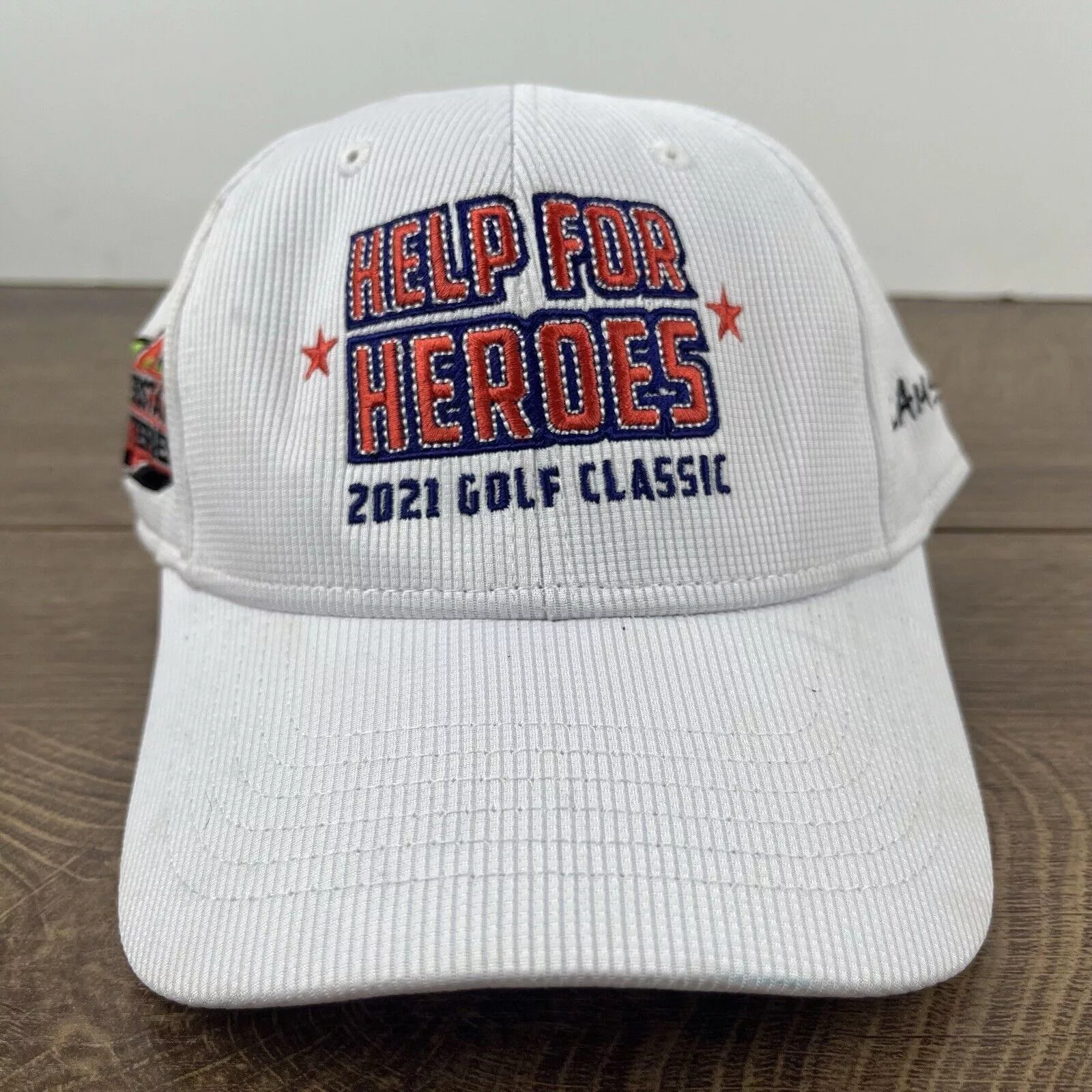 Other Hats Other Help for Heroes Hat 2021 Golf Classic Hat White Cap Hat Adju