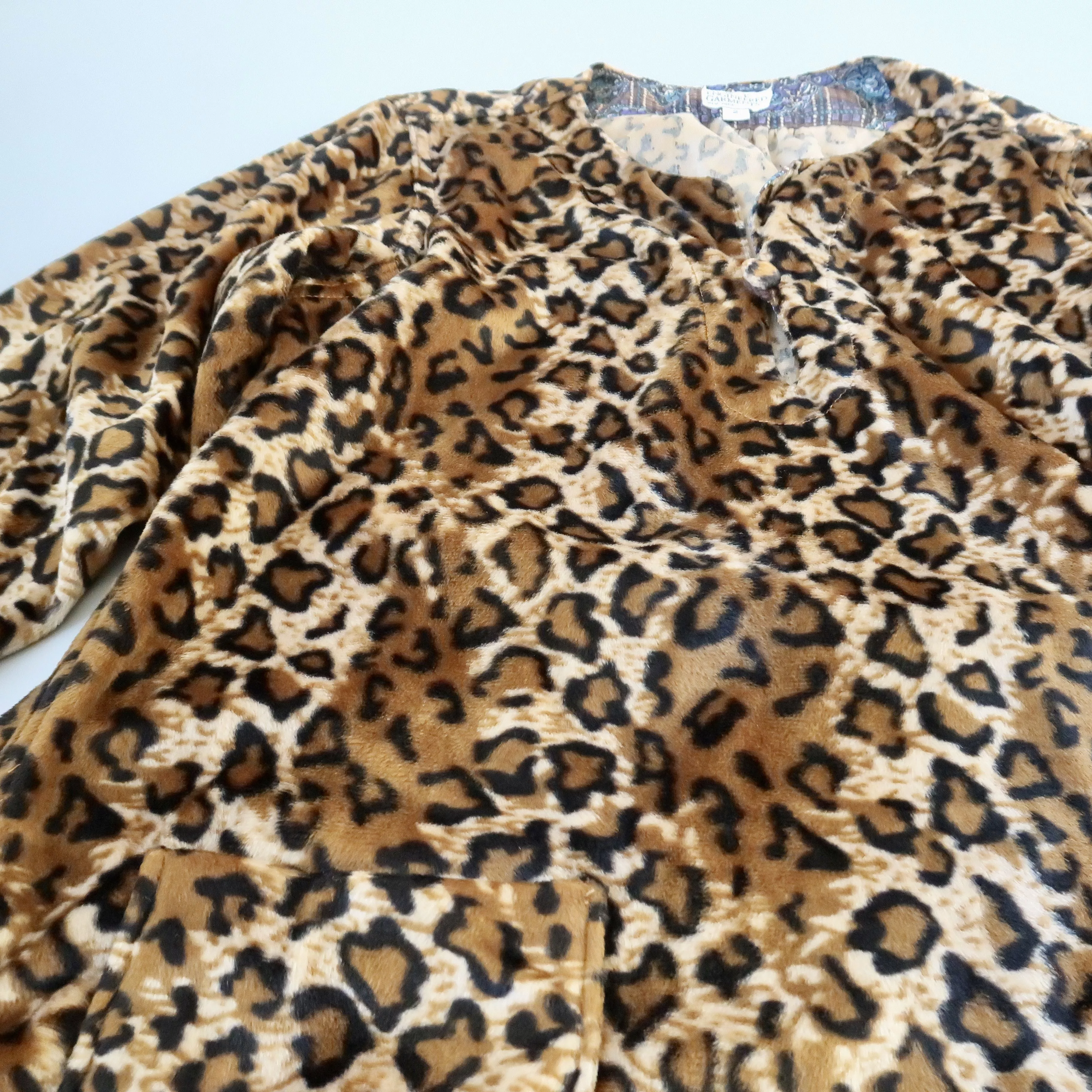 Engineered Garments Blouses FWK Engineered Garments Leopard Velour Tunic Pullover 2 Multi