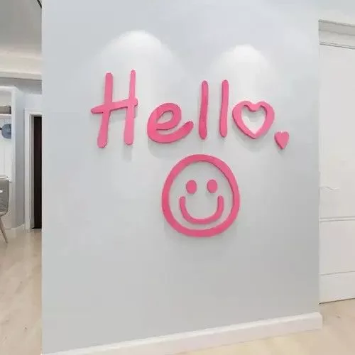 Designer Miscellaneous Designer Acrylic Wall Stickers Multi Streetwear