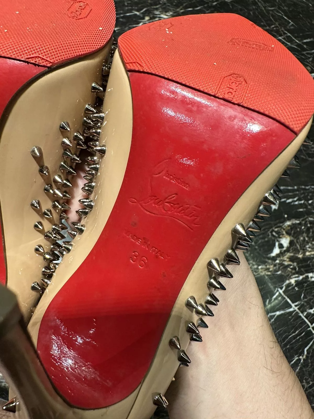 Christian Louboutin Heels Beige