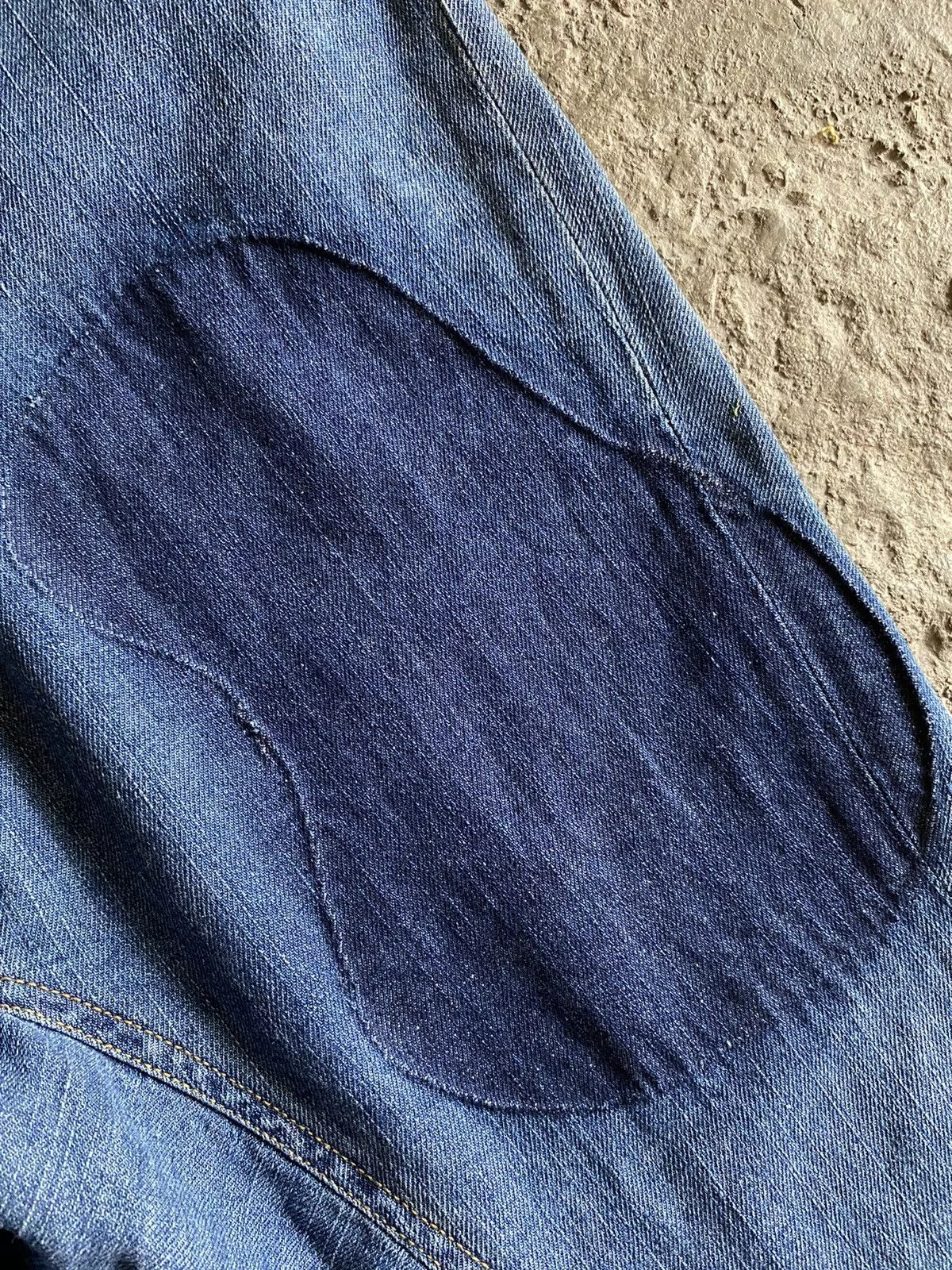 Ne-Net Jeans Ne-Net Nenet Dyed Patch Denim Pant Blue