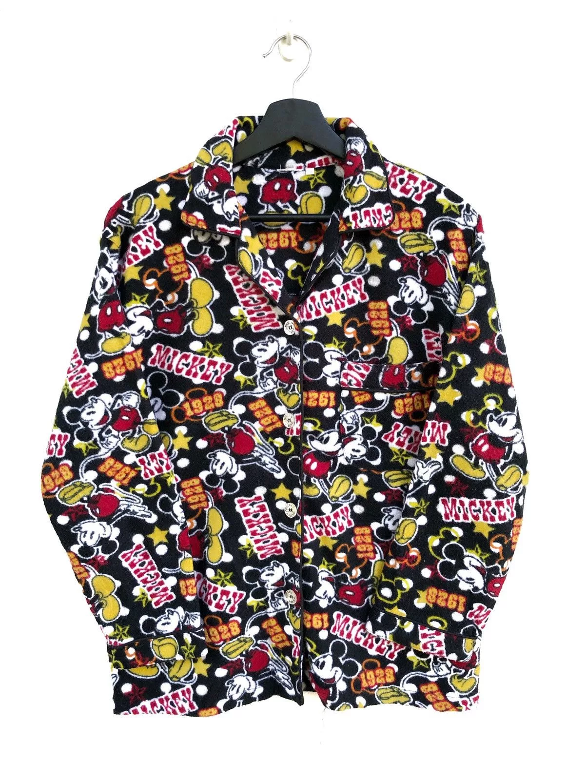 Mickey Mouse Light Jackets Vintage Fullprint Mickey Mouse Fleece Jacket Multi