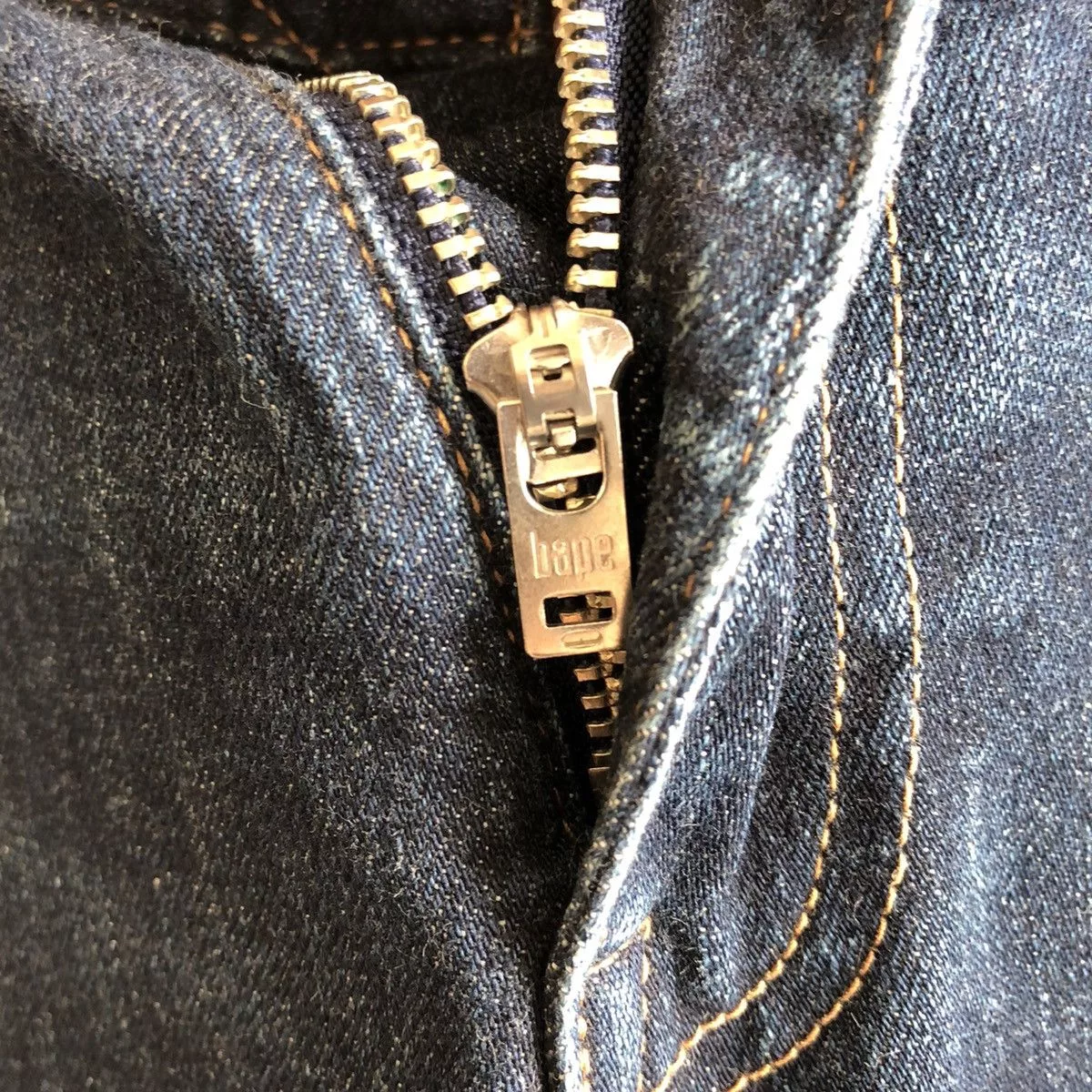 Bape Denim Bape 1st Camo Patch Denim Blue