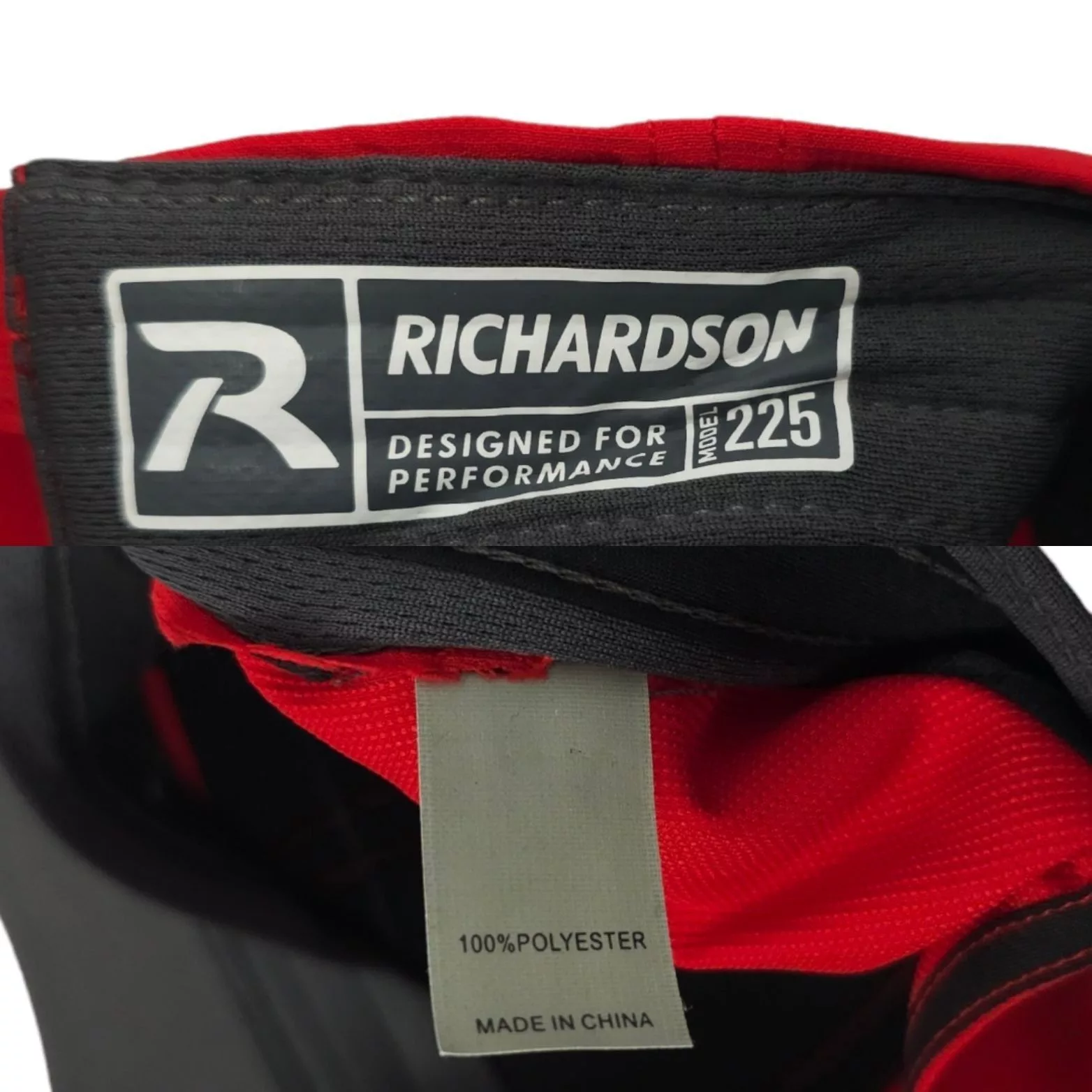 Richardson Hats Richardson South Rubber Patch Performance Strapback Cap Red