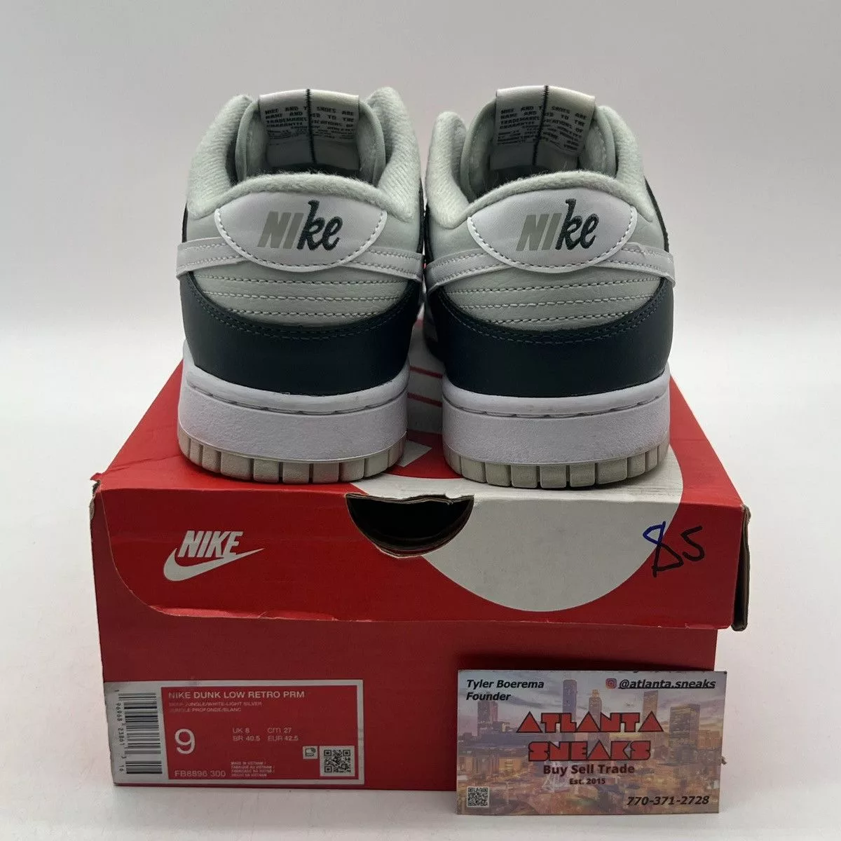 Nike Low Top Sneakers Nike dunk low split deep jungle Green