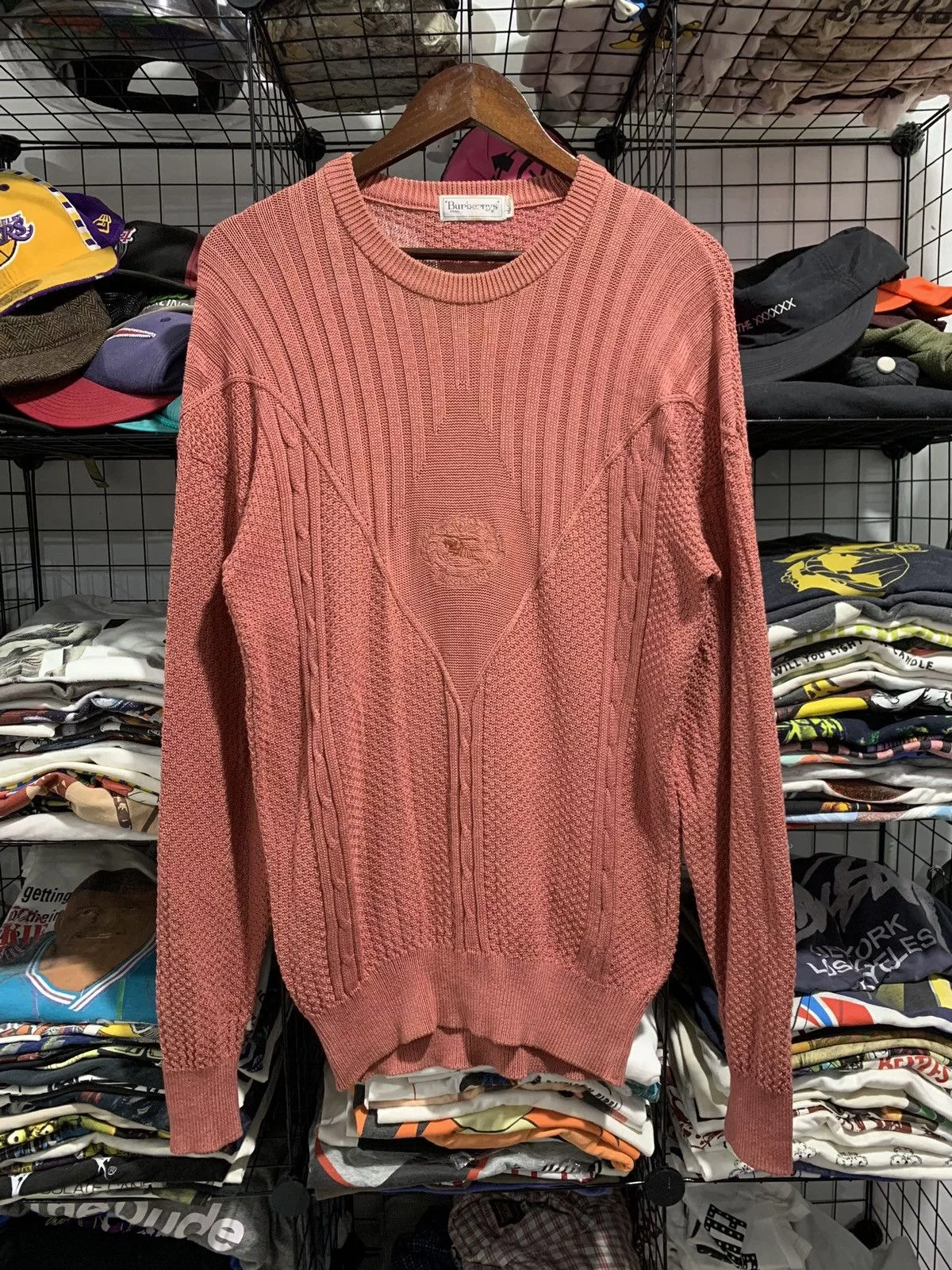 Burberry Sweaters Burberry × Vintage Vintage Burberry Knitwear Red