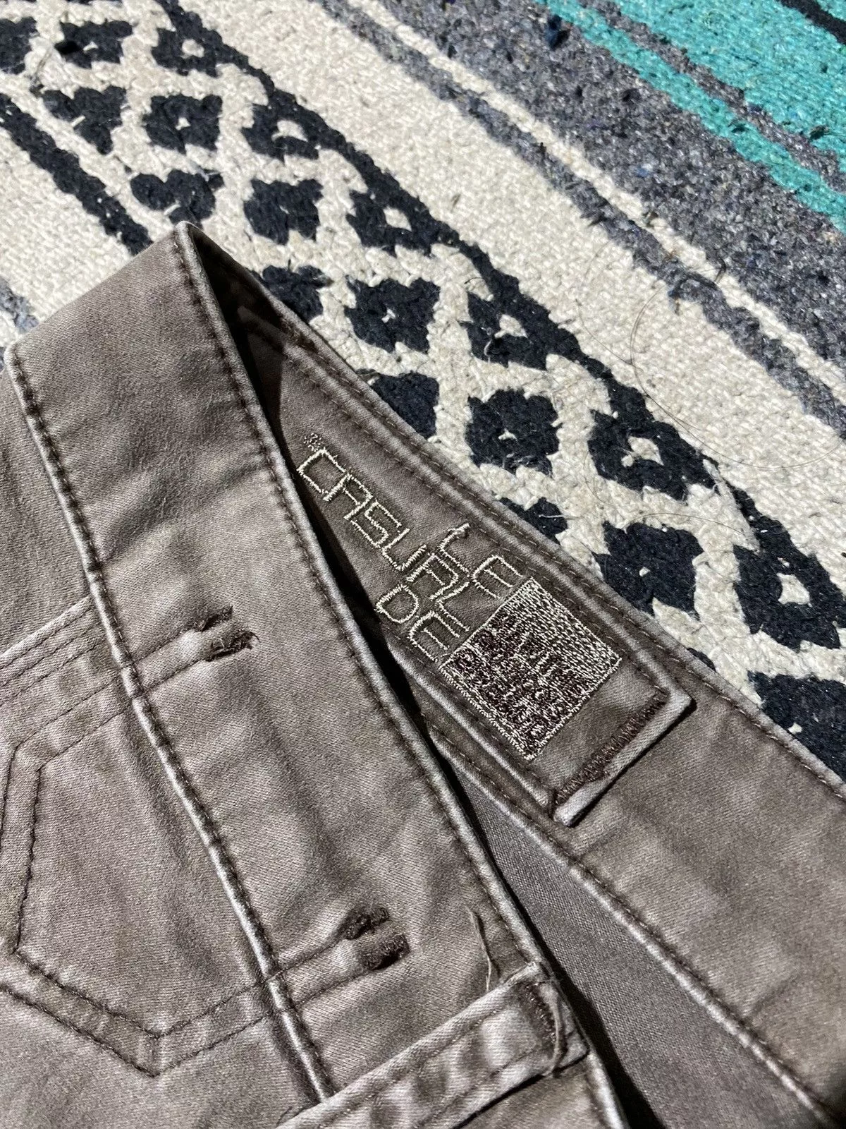 Marithe + Francois Girbaud Pants Marithe + Francois Girbaud Marithe Francois Girbaud Women Skinny Biker Pants Brown