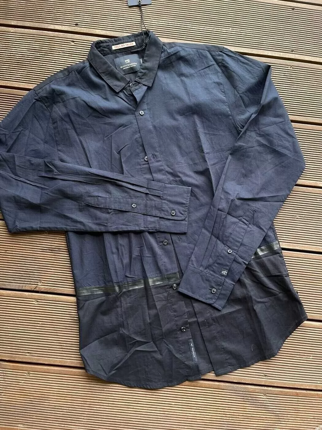 Scotch & Soda Shirts Button Ups Scotch & Soda Scotch&Soda Dark Blue S button shirt