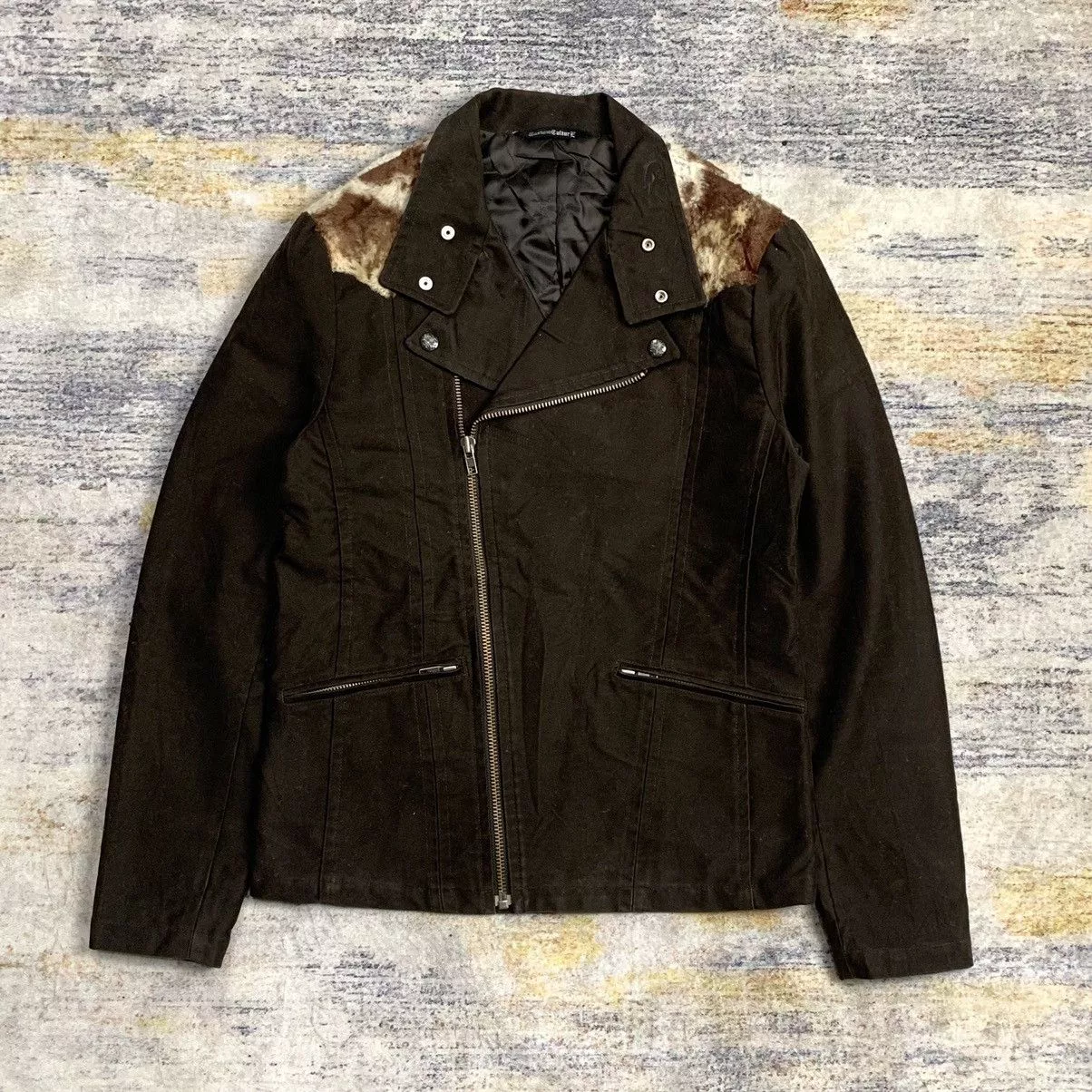 Hysteric Glamour Light Jackets Hysteric Glamour × Japanese Brand Custom culture bikers jacket Brown