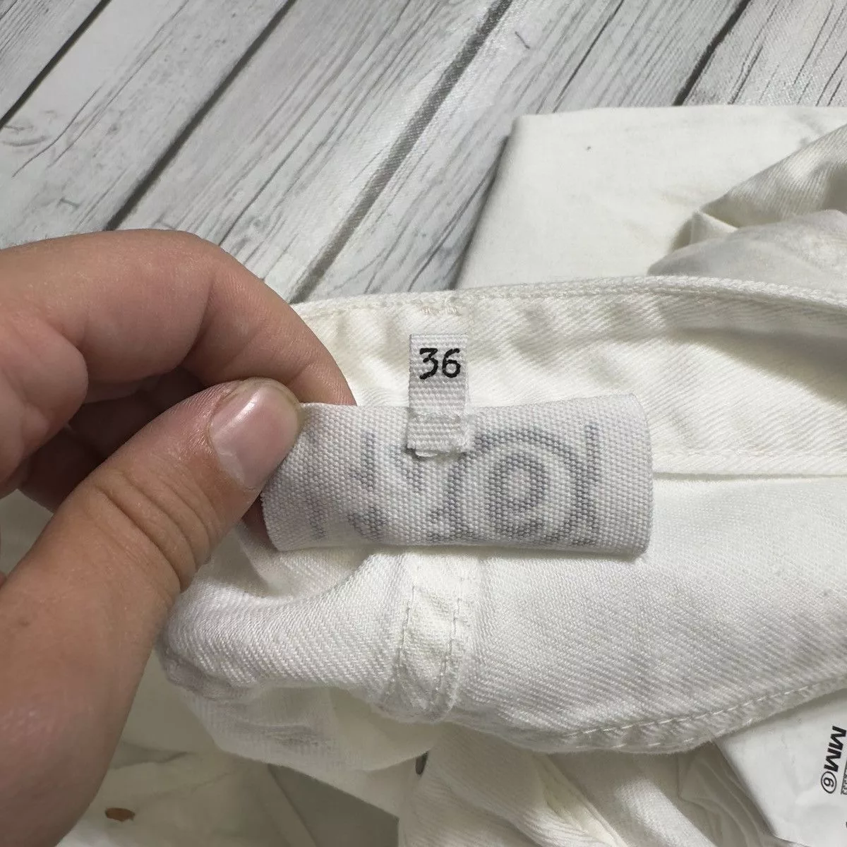 Maison Margiela Jeans Maison Margiela MM6 jeans White