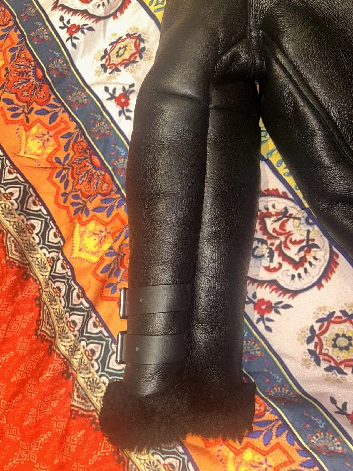 Acne Studios Leather Jackets Acne Studios Acne Studio Shearling Leather Jacket Black