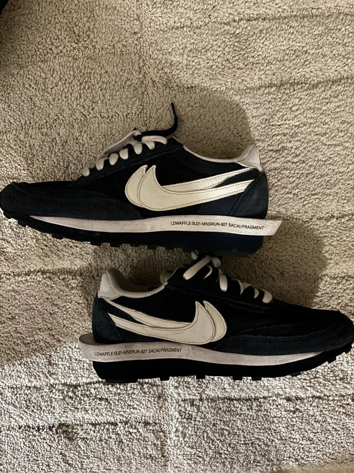Nike Low Top Sneakers Nike LDV waffle fragment design blue void