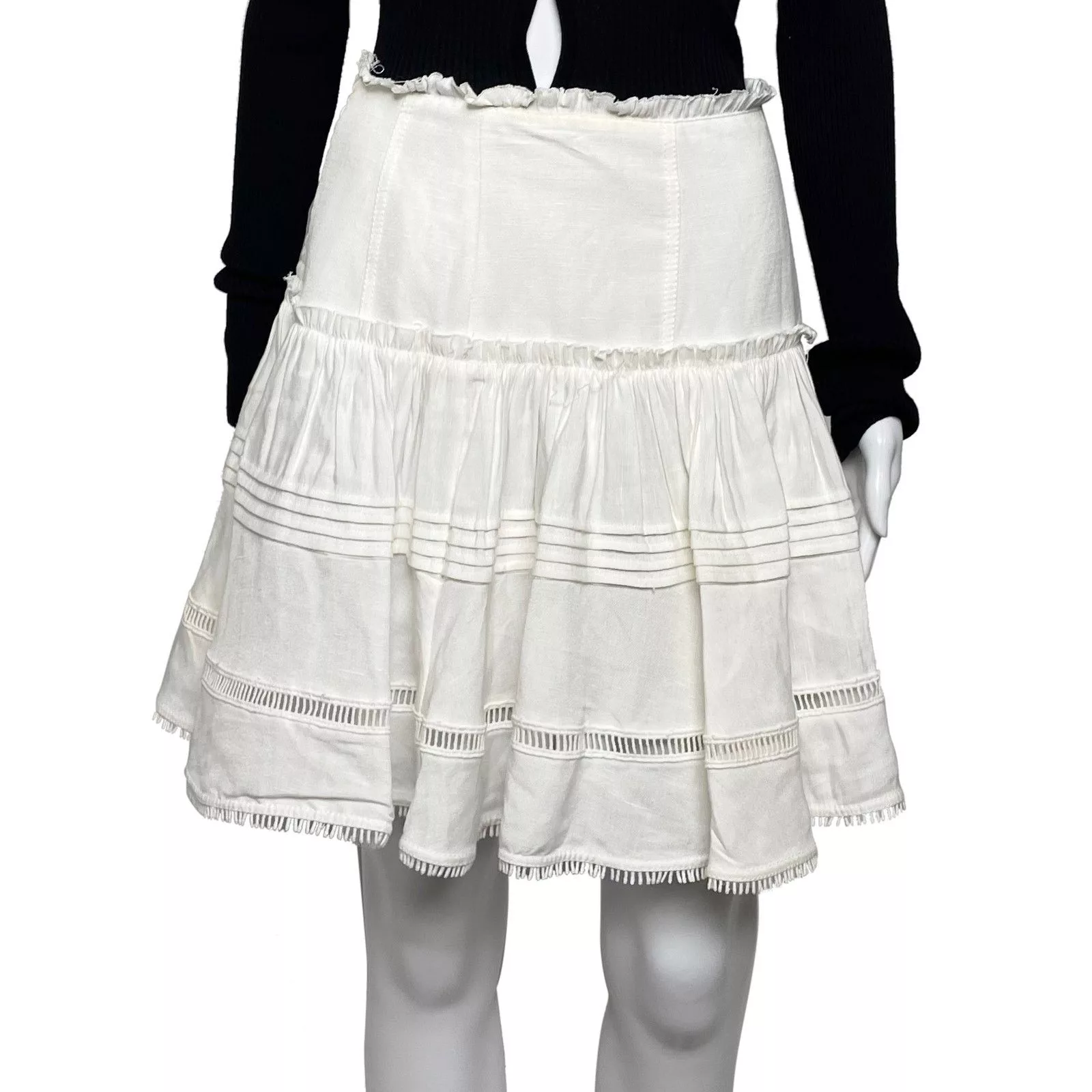 Aje Mini Skirts Aje White Skirt