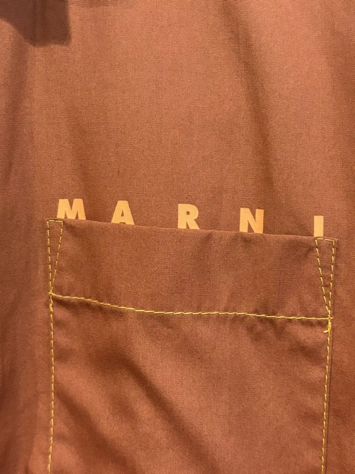 Marni Shirts Button Ups Marni Button Up Shirt Brown