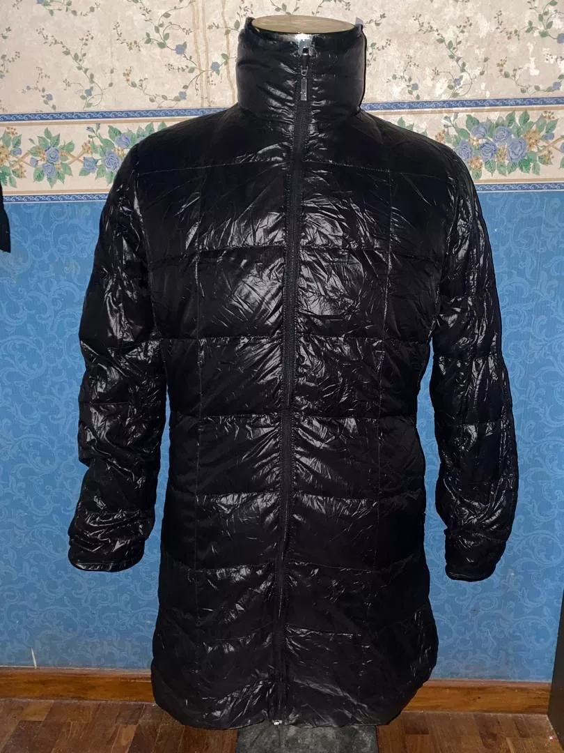 Moncler Down Jackets Moncler Long Down Puffer Jacket Black