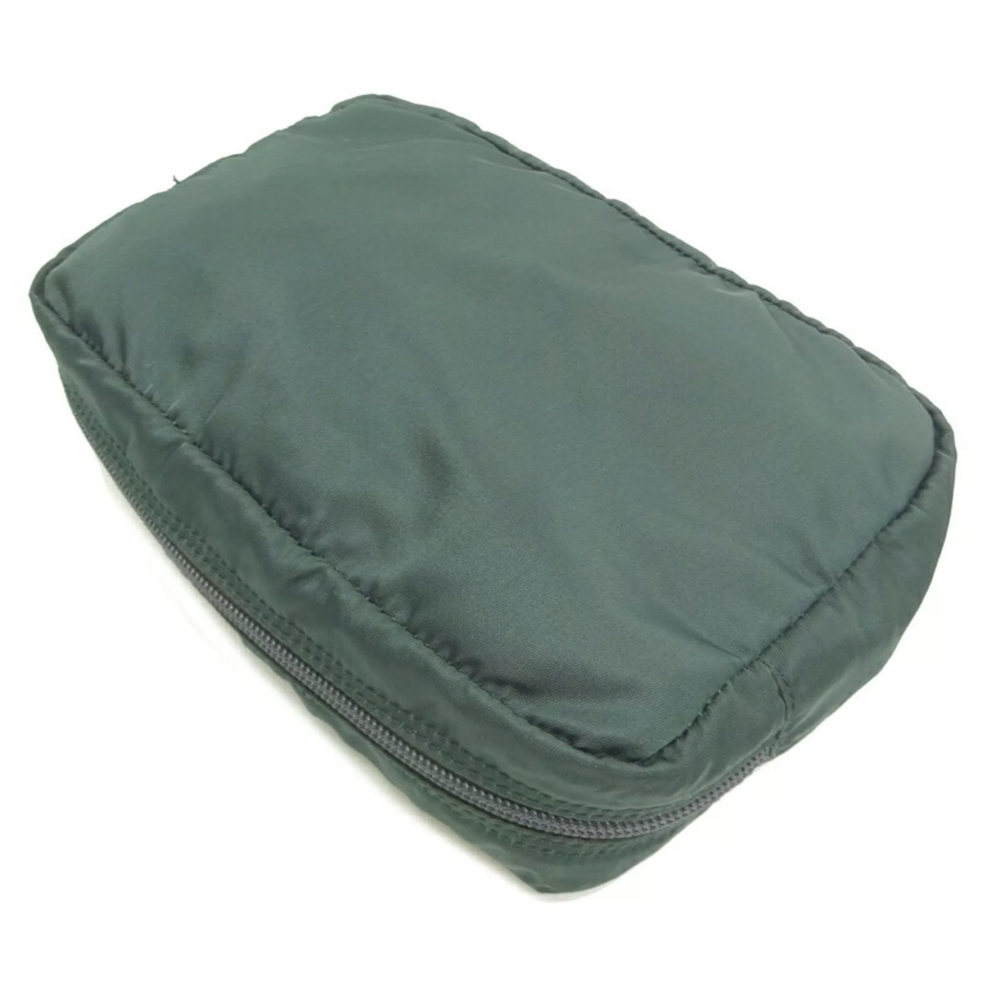 Prada Other Prada pouch for women, nylon pouch, dark green