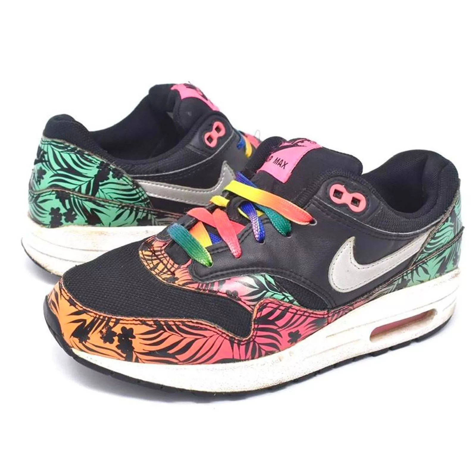Nike Low Top Sneakers Nike Air Max 1 Tropical Rainbow Black