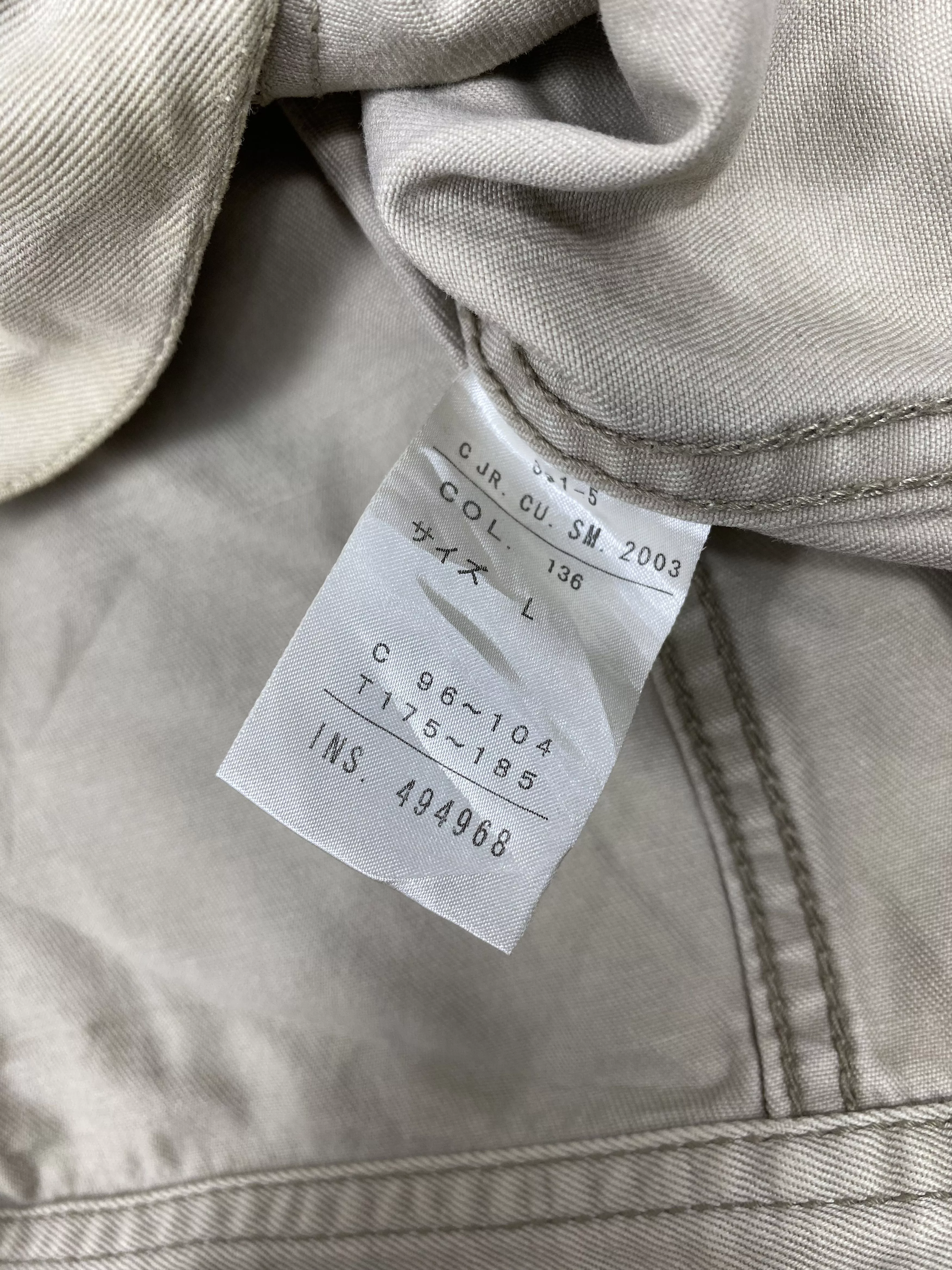 Calvin Klein Light Jackets Calvin Klein × Vintage Vintage Calvin Klein Button Jacket Brown Streetwear